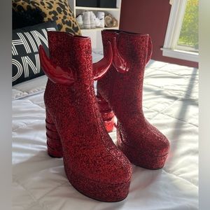 Dolls kill devil booties